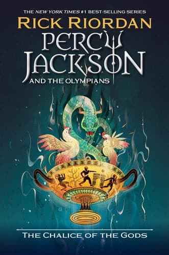 Couverture de Le Calice des dieux de Rick Riordan