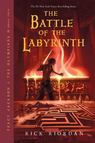 Couverture de La Bataille du labyrinthe de Rick Riordan