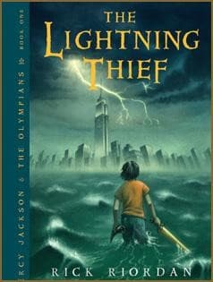 Couverture de Le Voleur de foudre de Rick Riordan