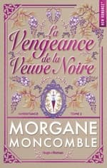 Couverture française de La Vengeance de la veuve noire de Morgane Moncomble