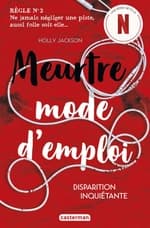 Couverture française de Disparition inquiétante de Holly Jackson